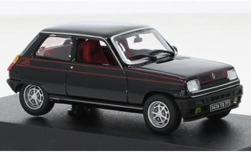 Diecast model cars Renault 5 Alpine black 1977 1/43 Norev