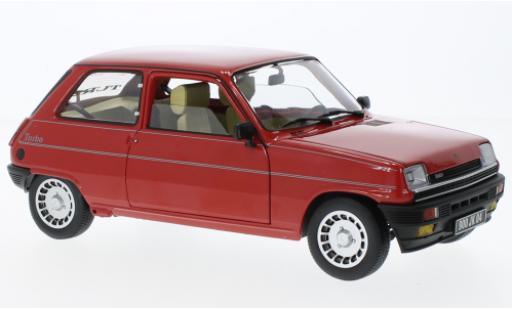 Diecast model cars Renault 5 Alpine Turbo red 1982 1/18 Norev