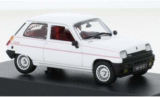 Diecast model cars Renault 5 Alpine Turbo white 1983 1/43 Norev