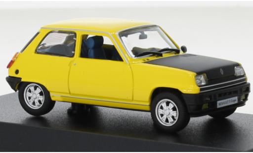 Diecast model cars Renault 5 Copa yellow 1980 1/43 Norev