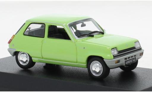 Diecast model cars Renault 5 Base green 1972 1/43 Norev