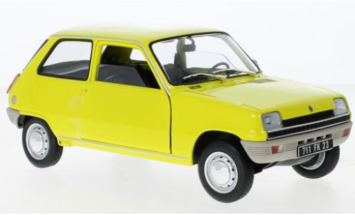 Diecast model cars Renault 5 Base yellow 1974 1/18 Norev