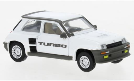 Diecast model cars Renault 5 Turbo metallise white 1981 1/64 Norev