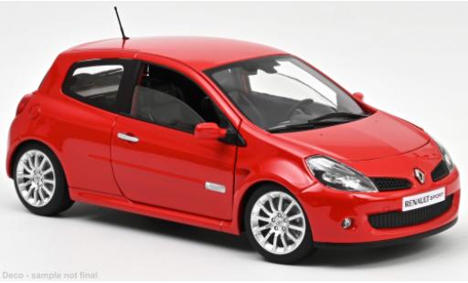 Diecast model cars Renault Clio RS R.S. red 2006 1/18 Norev