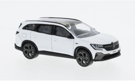 Diecast model cars Renault Espace Esprit Alpine E-Tech hybride metallise white 2023 1/64 Norev