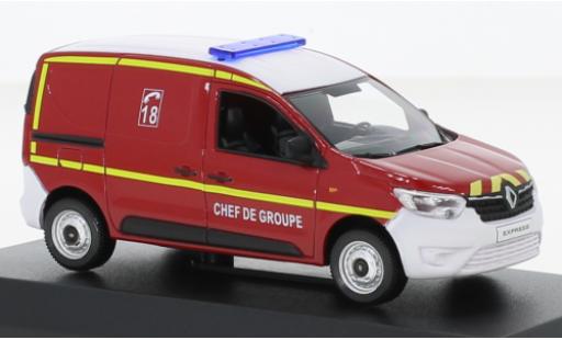 Diecast model cars Renault Express Base Fire brigade - Chef de Groupe 2021 1/43 Norev