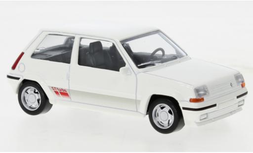 Diecast model cars Renault 5 GT Turbo Phase 1 SuperCinq GT Turbo Ph II white 1988 1/43 Norev