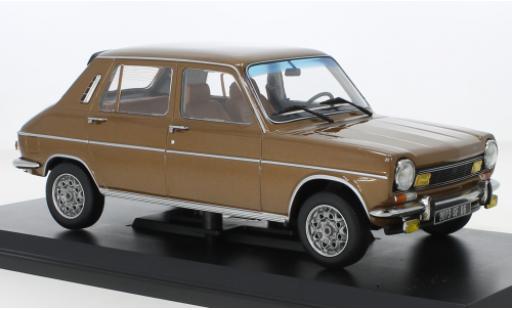 Diecast model cars Simca 1100 TI metallise brown 1974 1/18 Norev