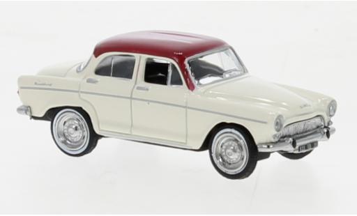 Diecast model cars Simca Aronde Montlhery beige/red 1962 1/87 Norev