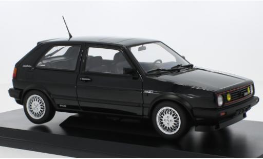Diecast model cars Volkswagen Golf GTI II 16S Match metallise black 1989 1/18 Norev