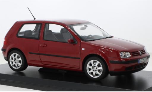 Diecast model cars Volkswagen Golf Base IV red 2002 1/18 Norev