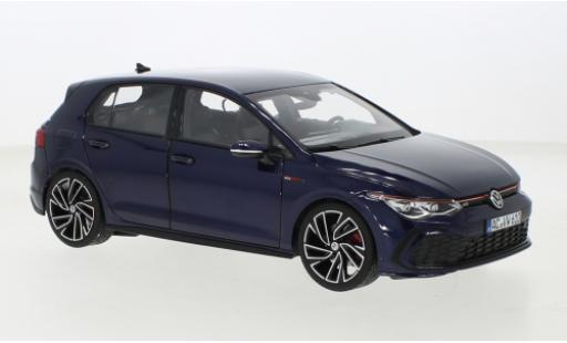Diecast model cars Volkswagen Golf GTI VIII metallise blue 2020 1/18 Norev