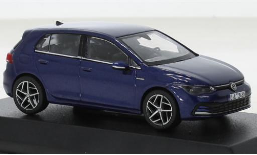 Diecast model cars Volkswagen Golf Base VIII metallise blue 2020 1/43 Norev