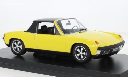 Diecast model cars Porsche 914/6 Base Volkswagen /6 yellow 1973 1/18 Norev