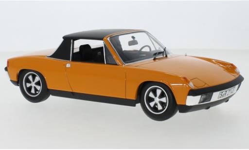 Diecast model cars Porsche 914/6 Base Volkswagen -6 orange 1973 1/18 Norev