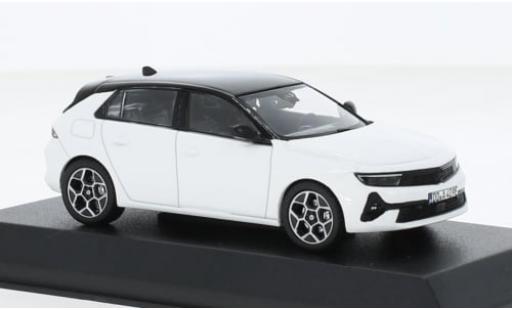 Diecast model cars Opel Astra Base L white/black 2022 1/43 Norev