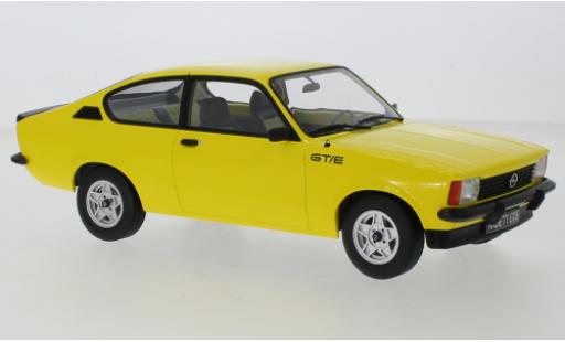 Diecast model cars Opel Kadett C GT/E C yellow 1977 1/18 Norev