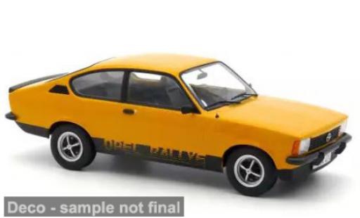 Diecast model cars Opel Kadett GT/E Rally 2.0 E yellow 1977 1/18 Norev