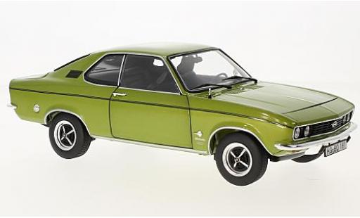 Diecast model cars Opel Manta A 1900 Saloon metallic green 1975 1/18 Norev