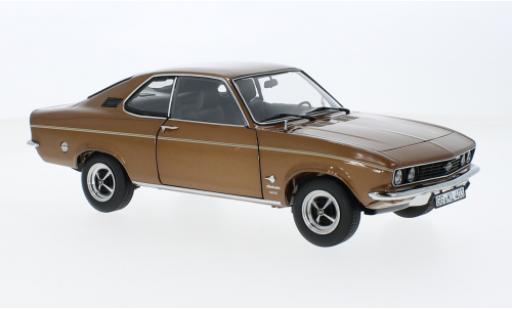 Diecast model cars Opel Manta A metallise brown 1970 1/18 Norev