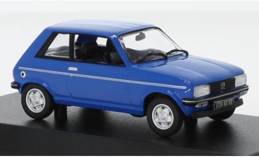 Diecast model cars Peugeot 104 ZS blue 1979 1/43 Norev
