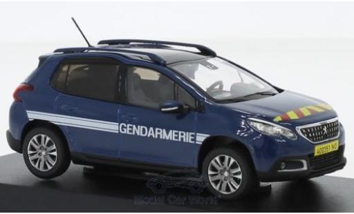 Diecast model cars Peugeot 2008 Base Gendarmerie (F) 2016 1/43 Norev
