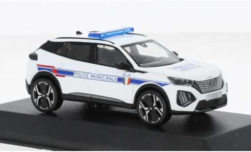Diecast model cars Peugeot 2008 Base Police Municipale (F) 2024 1/43 Norev