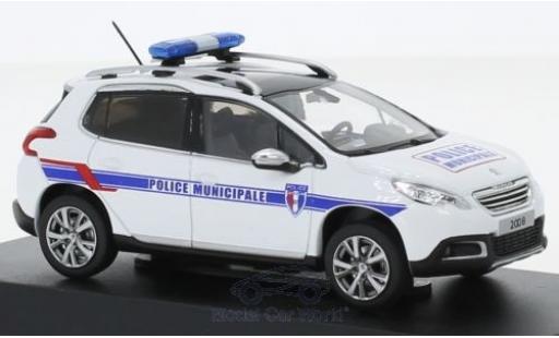Diecast model cars Peugeot 2008 Base Police Municipale Police (F) 2013 1/43 Norev