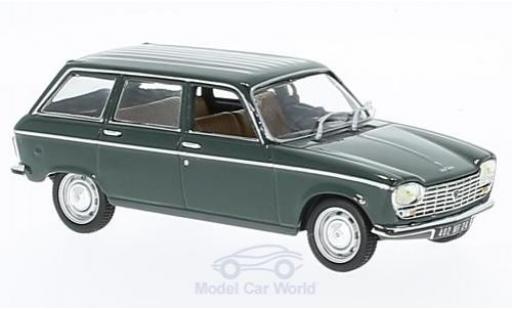 Diecast model cars Peugeot 204 Break Estate green 1969 1/43 Norev