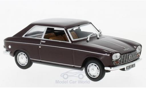 Diecast model cars Peugeot 204 Coupe red 1967 1/43 Norev