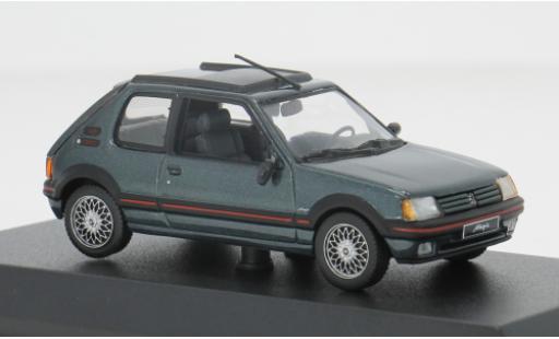 Diecast model cars Peugeot 205 GTI 1.9 green 1990 1/43 Norev