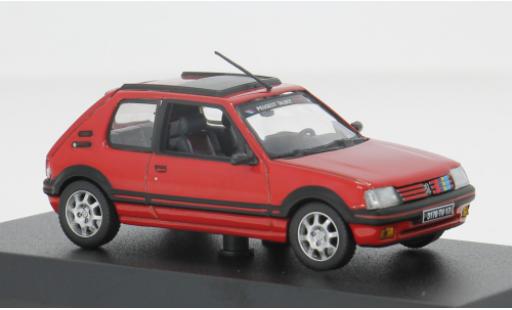 Diecast model cars Peugeot 205 GTI 1.9 red 1991 1/43 Norev