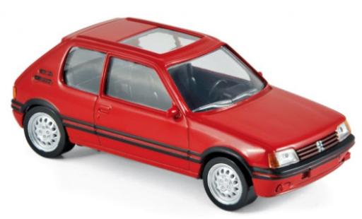 Diecast model cars Peugeot 205 GTI red 1986 1/43 Norev