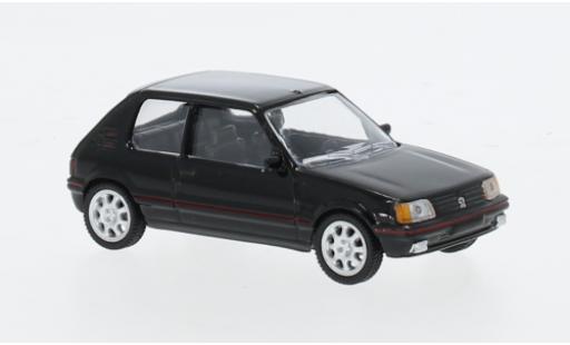 Diecast model cars Peugeot 205 GTI black 1988 1/64 Norev