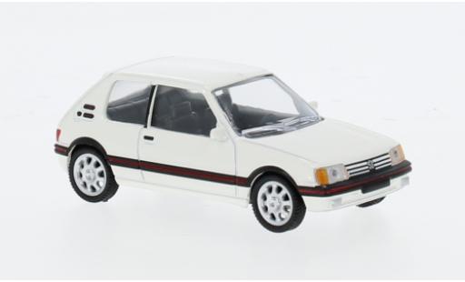 Diecast model cars Peugeot 205 GTI white 1988 1/64 Norev
