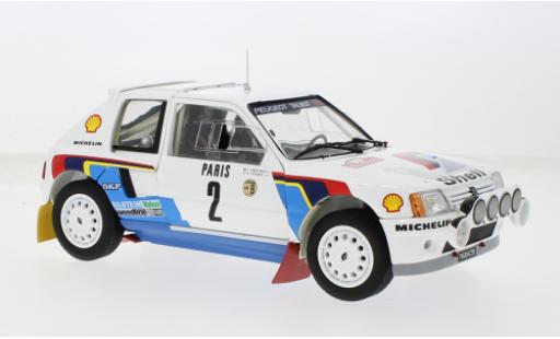 Diecast model cars Peugeot 205 Turbo 16 T16 No.2 Rally WM Rally Monte Carlo 1985 1/18 Norev