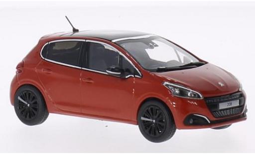 Diecast model cars Peugeot 208 Base orange 2015 1/43 Norev