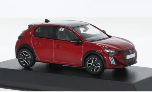 Diecast model cars Peugeot 208 GT metallise red 2024 1/43 Norev