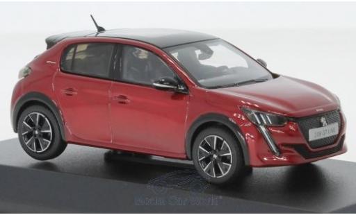 Diecast model cars Peugeot 208 GT red/black 2019 1/43 Norev