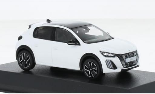 Diecast model cars Peugeot 208 GT white 2024 1/43 Norev