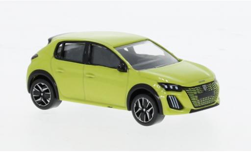 Diecast model cars Peugeot 208 Base metallise yellow 2024 1/64 Norev