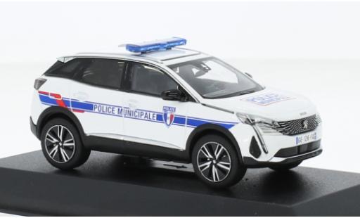 Diecast model cars Peugeot 3008 Base Police Municipale (F) 2023 1/43 Norev