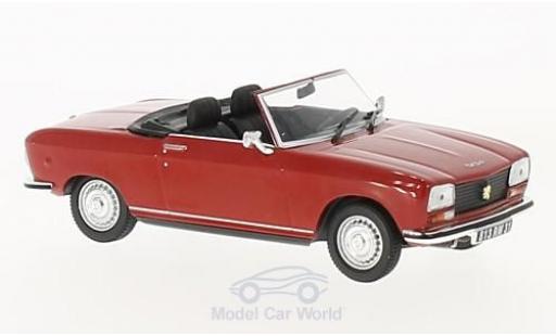 Diecast model cars Peugeot 304 Cabriolet Convertible S red 1973 1/43 Norev