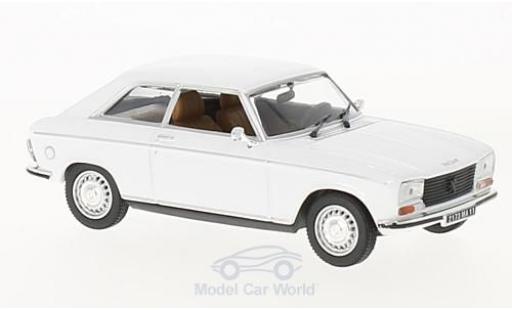 Diecast model cars Peugeot 304 coupe S white 1974 1/43 Norev
