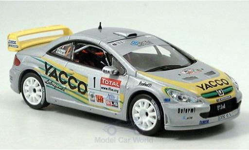 Diecast model cars Peugeot 307 WRC No.1 Yacco Vouilloz/Kunger 1/43 Norev