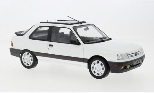 Diecast model cars Peugeot 309 GTI white 1987 1/18 Norev