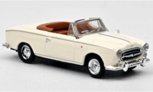 Diecast model cars Peugeot 403 Cabriolet Convertible beige 1957 1/87 Norev