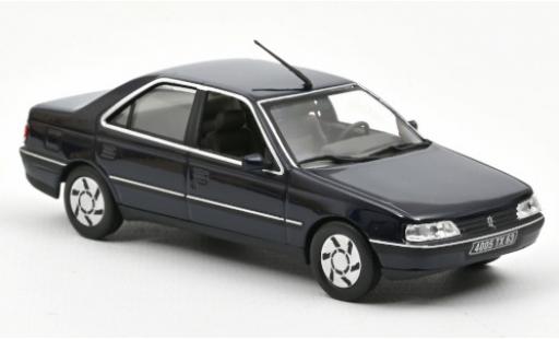 Diecast model cars Peugeot 405 SRi blue 1991 1/43 Norev