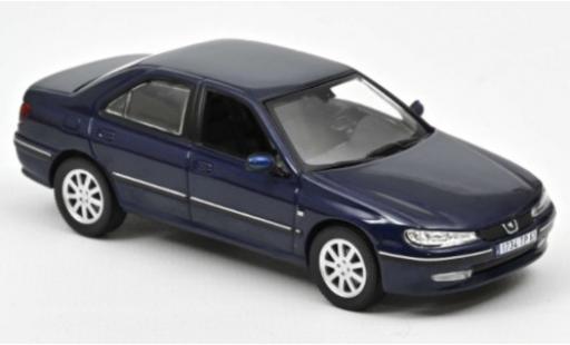Diecast model cars Peugeot 406 Base blue 2003 1/43 Norev