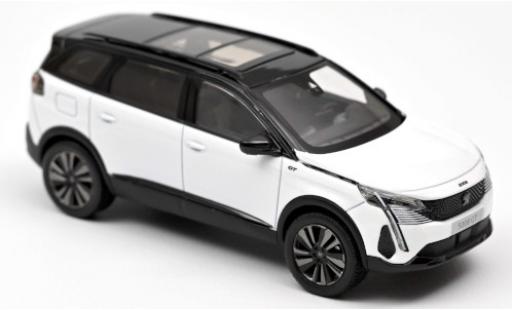 Diecast model cars Peugeot 5008 GT Black Pack metallic white 2020 1/43 Norev